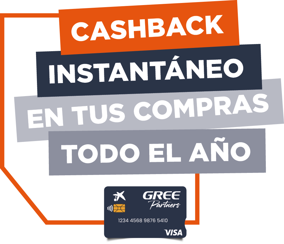 Cashback instantáneo en tus compras todo el año